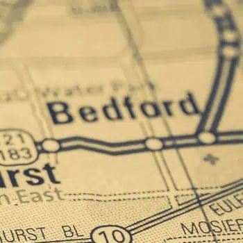 bedford texas on a map representing bedford texas moving company